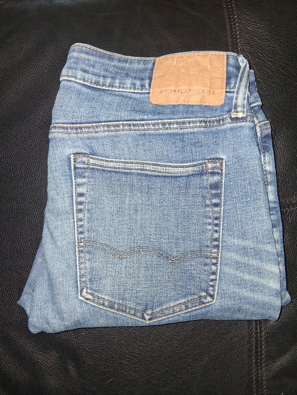 American Eagle Outfitters Next Level Airflex Medium Blue Men's Slim Jeans
